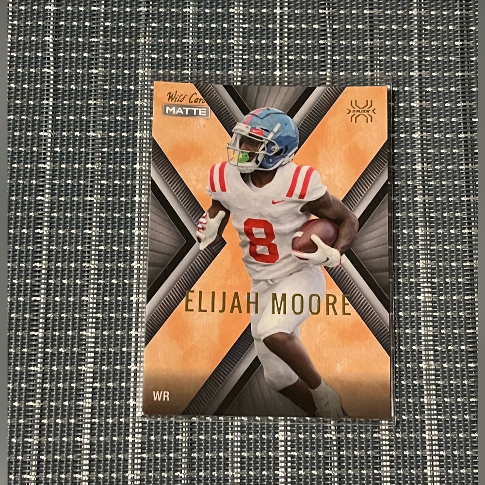 🌸  2021 Elijah Moore RC JETS Rookie X-Plode. Wild Card Matte MLB Card #MXP-20